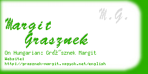 margit grasznek business card